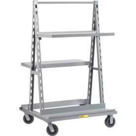 Little Giant AFSF-3640-6PH Little Giant® Adj. Tray A-Frame Shelf Truck with Bottom Shelves AFSF-3640-6PH - 40 x 36 x 67 image.