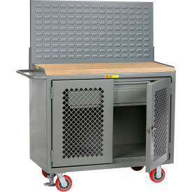 Little Giant Mobile Service Workbench w/ Drawer & 2 Doors, 48