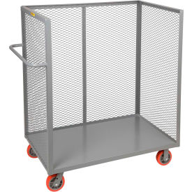 Little Giant T1L-2448-6PY Little Giant® 3 Sided Mesh Bulk Truck, 3600 lb. Capacity, 53-1/2"L x 24"W x 57"H image.