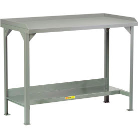 Little Giant WSL2-3060-AH Little Giant WSL2-3060-AH 60"W x 30"D Welded Steel Workbenches w/ Back and End Stops, Adj. Height image.
