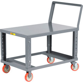Little Giant® Low Deck Shelf Truck w/ Flush Shelves & Handle 1200 lb. Cap. 51"L x 24"W x 37"H 