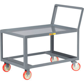Little Giant® Low Deck Shelf Truck with Lip Shelves & Handle 1200 lb. Cap. 51"L x 30"W x 36"H 