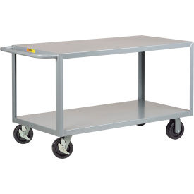 Little Giant® Heavy-Duty Shelf Truck 2 Shelves Flush 3600 lb. Cap. 77-1/2"L x 30"W x 36"H 