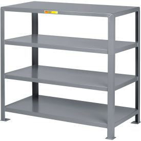 Little Giant® 4 Shelf High Welded Steel Shelving 60"W x 24"D x 48"H 