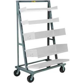 Little Giant AFS-2440-6PH Little Giant® A-Frame Adjustable Tray Shelf Truck AFS-2440-6PH, Single-Sided image.
