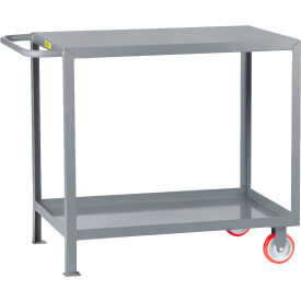 Little Giant® Mobile Prep Station Flush Top Shelf 36"W x 24"D x 35"H Gray 