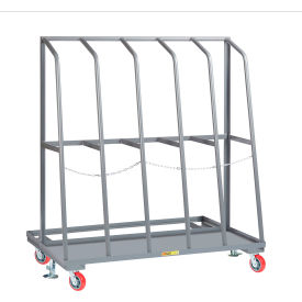Little Giant® Mobile Vertical Bar Rack 5 Bays 2500 lb. Capacity 60"W x 36"D x 69"H 