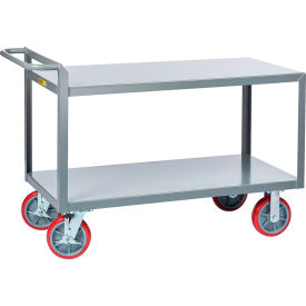 Little Giant® Merchandise Collector 2 Shelves Flush Wheel Break 77-1/2"L x 30"W x 36"H 