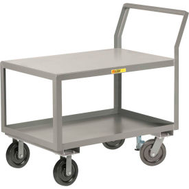 Little Giant GCK-3060-8PH-FL Little Giant® Utility Cart w/2 Shelves & Floor Lock, 3600 lb. Capacity, 63"L x 30"W x 44-1/2"H image.