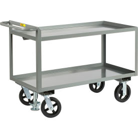 Little Giant® Merchandise Collector 2 Shelves LippedFloor Lock2400 lb Cap77-1/2"Lx30"Wx36"H 