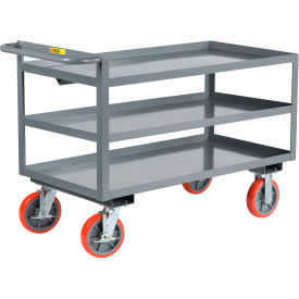 Little Giant® Merchandise Collector 3 Shelves Lipped 3600 lb. Cap. 41-1/2"L x 24"W x 36"H 