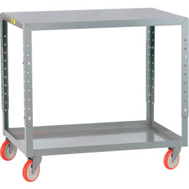 Little Giant IP-2448-2AH Little Giant® Mobile Steel Work Table, 48 x 24", Adjustable Height, 1200 lb. Capacity image.