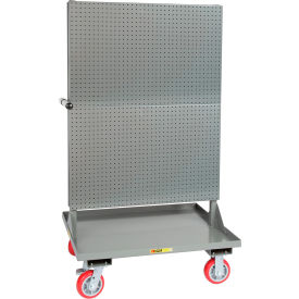 Little Giant IPB-6PYFL Little Giant® Double Sided Pegboard Panel Cart, 1200 lb. Capacity, 36" L x 30"W x 48"H, Gray image.