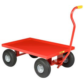Little Giant LW-2436-10P Little Giant® Nursery Wagon Truck LW-2436-10P - Steel Deck - 10 x 3.50 Rubber Wheel image.