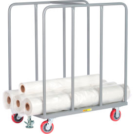 Little Giant OE-2460-6PYFL Little Giant® Roll Goods Truck, 3600 lb. Capacity, 60"L x 24"W, Gray image.