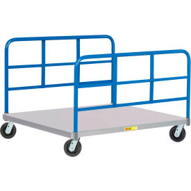 Little Giant® Pallet Dolly with Double End Racks 42" x 48" Solid Deck 