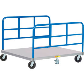 Little Giant® Pallet Dolly with Double End Racks 40" x 48" Solid Deck & Floor Locks 