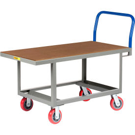 Little Giant RNH-2460-6PY Little Giant® Work Height Platform Truck RNH-2460-6PY with Hardboard Top 24 x 60 Fixed Height image.