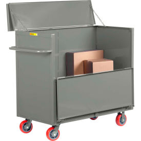 Little Giant SBS-3060-6PY Little Giant® Security Box Truck, Solid Sides, 30x60, 3600 lbs Cap, 6" Poly Wheels image.