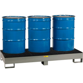 Little Giant® Forkliftable Spill Control Platform 3 Drum 66 Gallon 