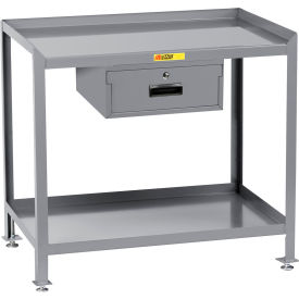 Little Giant® Workbench 36 x 24"" 1 Drawer Steel Square Edge