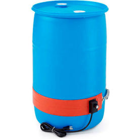 Briskheat Corporation DPCS13 BriskHeat® Heavy Duty Silicone Drum Heater For 30 Gallon Plastic Drum, 50-160°F., 120V image.