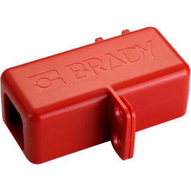 Brady Worldwide Inc 150820 Brady® 150820 BatteryBlock Cable Lockout - Small, ABS Plastic, Red, 1/4 Cable Length image.