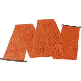 Hi-Vis Water Activated Reinforced Flood Barrier, 6" Dia. x 10'L, Pack of 10 view 2