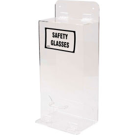 Brady Worldwide Inc MVSDL Brady® MVSDL Deluxe Safety Glasses Holder With Lid, Acrylic, 8"W x 18"H image.