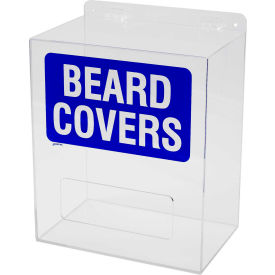 Brady Worldwide Inc PD325E Brady® PD325E Beard Cover Dispenser, Acrylic, 12"W x 14"H image.