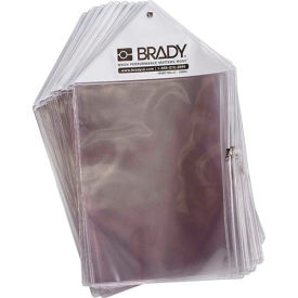 Brady Worldwide Inc PW-PW A4 1 Brady® PW-PW A4 1 ScaffTag® Scaffold Management System Permit Wallet, Plastic image.
