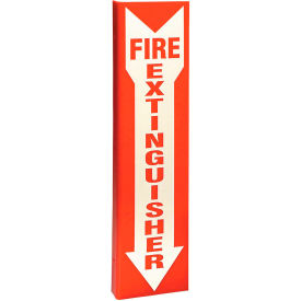 Brady Worldwide Inc SP184L Brady® SP184L Fire Extinguisher "L" Sign, Tall, Plastic, 4-1/2"W x 18"H image.