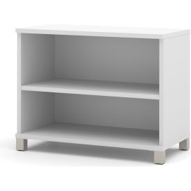 Bestar 120160-1117 Bestar® Bookcase, 2 Shelf - White - Pro-Linea Series image.