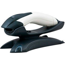 Blue Star 1202G-1USB-5-N Honeywell Cordless 1D Handheld Barcode Scanner w/ Charge or Comm Base & USB Cable, Ivory image.