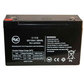 Battery Clerk LLC AJC-C10S-A-0-170044 AJC® Interstate ASLA0955 6V 10Ah Sealed Lead Acid Battery image.