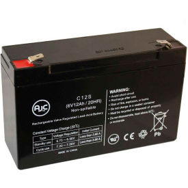 Battery Clerk LLC AJC-C12S-A-1-164821 AJC® Teal B86 6V 12Ah Sealed Lead Acid Battery image.