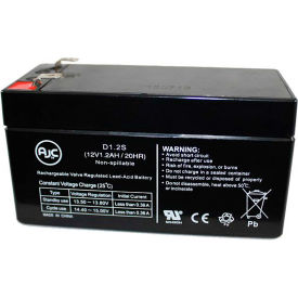 Battery Clerk LLC AJC-D1.2S-A-0-136704 AJC® Linear Security DVS-2400 12V 1.2Ah Alarm Battery image.