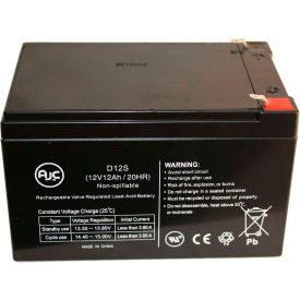 Battery Clerk LLC AJC-D12S-A-1-156042 AJC®  Yuasa NP12-12FR 12V 12Ah Sealed Lead Acid Battery image.