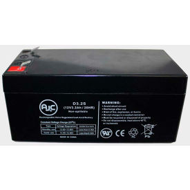 Battery Clerk LLC AJC-D12S-M-0-124966 AJC® CSB GP12120F2, GP 12120 F2 12V 12Ah UPS Battery image.