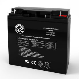 AJC R&D 5391 Sealed Lead Acid Replacement Battery 18Ah, 12V, NB