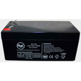 Battery Clerk LLC AJC-D3.2S-A-1-163312 AJC® Enersys NP2.8-12 12V 3.2Ah Sealed Lead Acid Battery image.