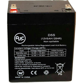 AJC CSB GP1245 F2 12V 5Ah Sealed Lead Acid Battery