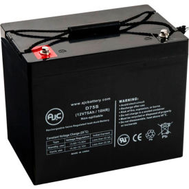 Battery Clerk LLC AJC-D75S-IT-S-1-162356 AJC® Universal UB-12750-24B2 12V 75Ah Sealed Lead Acid Battery image.