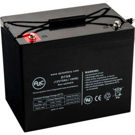 Battery Clerk LLC AJC-D75S-X-0-161343 AJC® Eaton Powerware 153302086-002 12V 75Ah UPS Battery image.