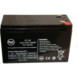 Battery Clerk LLC AJC-D7S-A-1-159142 AJC® Notifier BAT-1270 12V 7Ah Alarm Battery image.