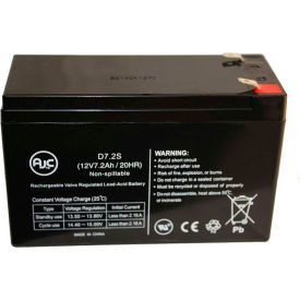 Battery Clerk LLC AJC-D7S-S-1-159496 AJC®  Universal UB-1280F2 12V 7Ah Sealed Lead Acid Battery image.