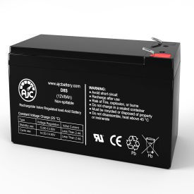 Battery Clerk LLC AJC-D8S-F2-I-0-182657 AJC® Jacobsen Super Chief Lawn and Garden Replacement Battery 8Ah, 12V, F2 image.