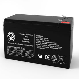 Battery Clerk LLC AJC-D9S-V-0-191101 AJC® EaglePicher CF-9C Sealed Lead Acid Replacement Battery 9Ah, 12V, F1 image.