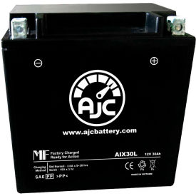 Battery Clerk LLC AJC-PS-AIX30L-500382 AJC Battery Yuasa YIX30L-BS Battery, 30 Amps, 12V, B Terminals image.