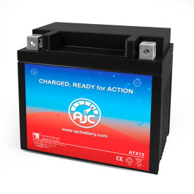Battery Clerk LLC AJC-PS-ATX12-521761 AJC® Aprilia RSV 1000 R 1000CC Motorcycle Replacement Battery 2004-2011, 12V, B image.
